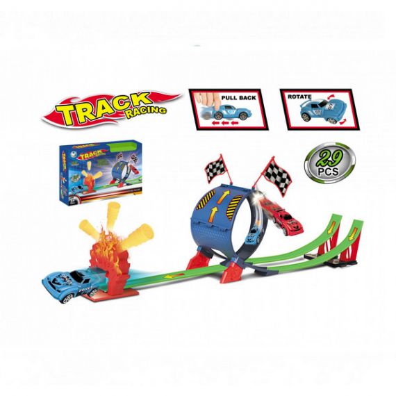 Іграшка Автотрек з двома машинками
