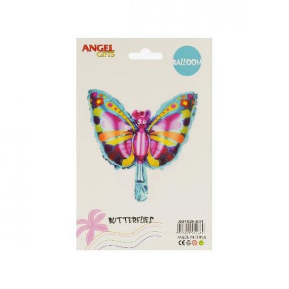 Шар воздушный Бабочка 31см фольга ANGEL