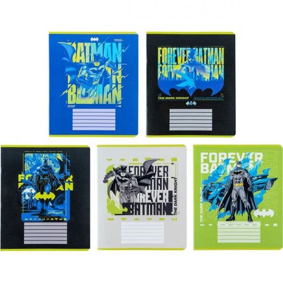 Тетрадь 18л. Kite офс/клетка гибридный + УФлак DC Comics