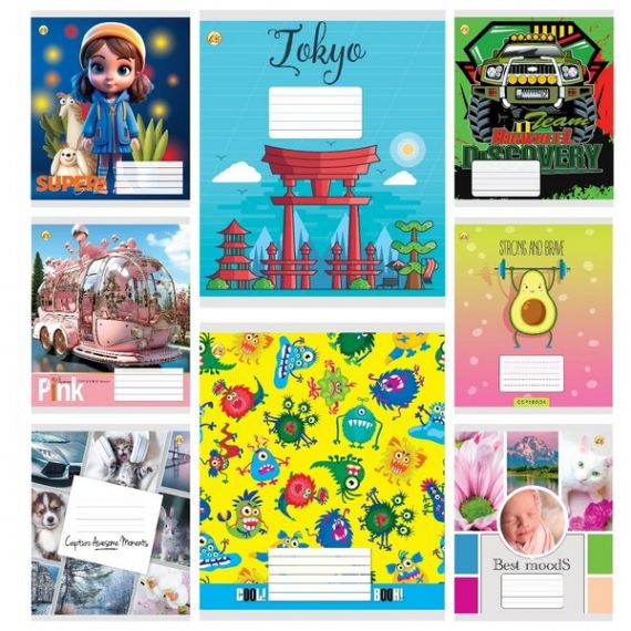 Тетрадь 12л. Тетрада Люкс офс/кос. №13402 Микс 2 Тетрадь 12л. Тетрада Люкс офс/кос. №13402 Микс 2