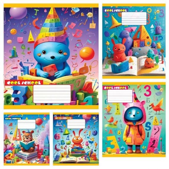 Тетрадь 12л. Тетрада WiLL офс/кл. №51104 Cool school