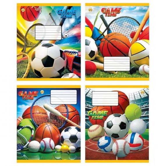 Зошит 12арк. Тетрада WiLL офс/кос. №53108 Спорт