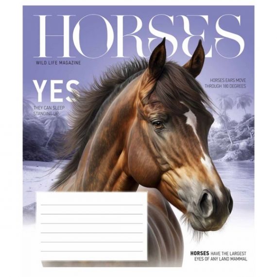 Зошит 18арк. Школярик Star кл. №3428 Fauna magazine