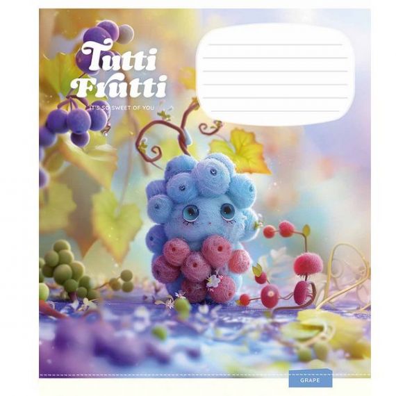 Зошит 12арк. Школярик кос. №3447 Tutti Frutti