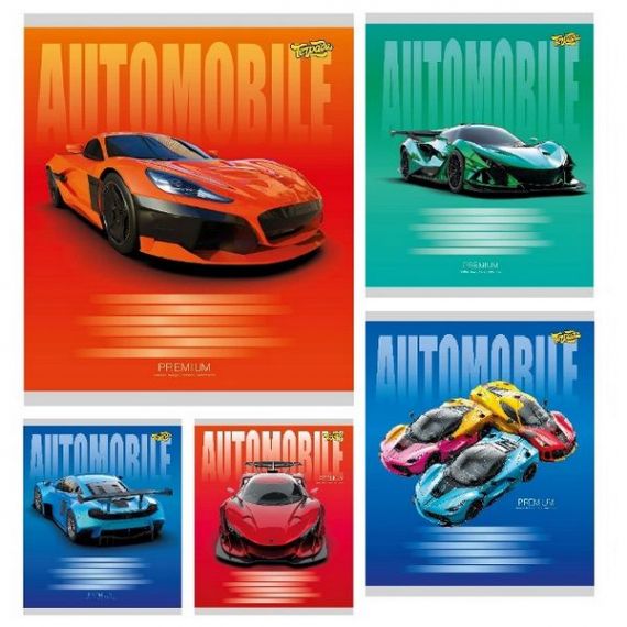 Зошит 12арк. Тетрада WiLL офс/кл. №61112 Автомобілі