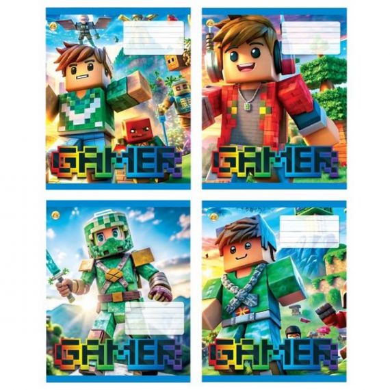 Тетрадь 12л. Тетрада WiLL офс/кос. №63112 Геймер