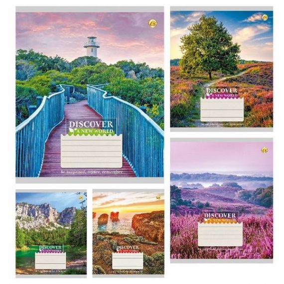 Тетрадь 24л. Тетрада WiLL офс/лин. №62302 Природа