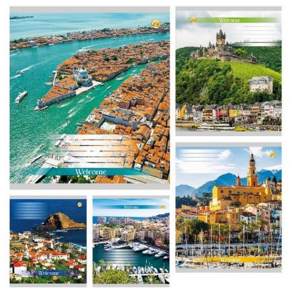 Зошит 24арк. Тетрада WiLL офс/лін. №62304 Старе місто