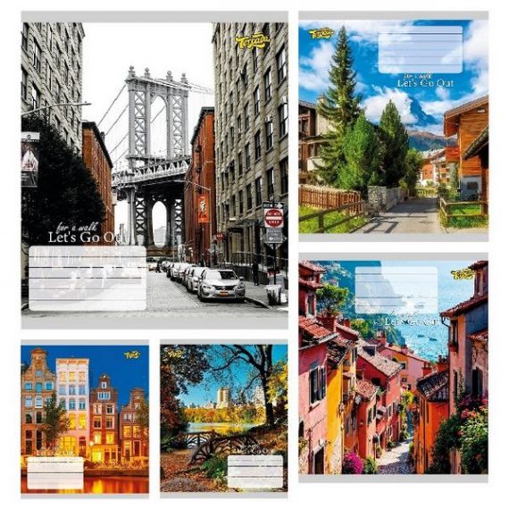 Зошит 36арк. Тетрада WiLL офс/лін. №62403 Міста