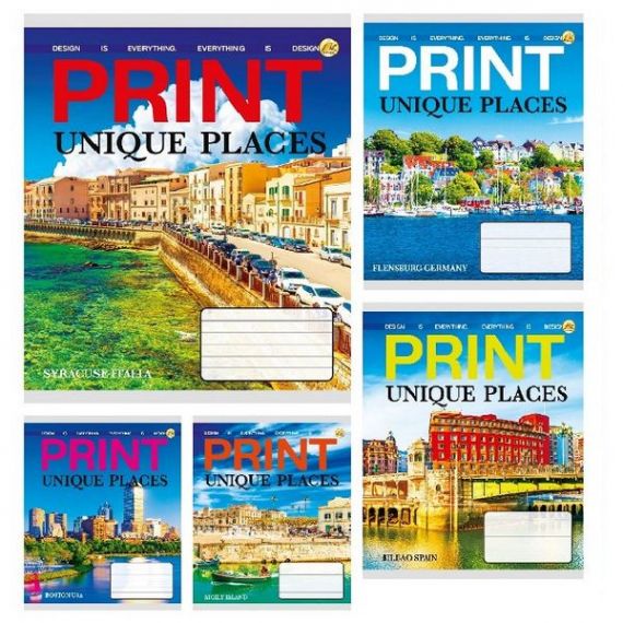 Зошит 48арк. Тетрада WiLL офс/кл. №61502 Куточки світу