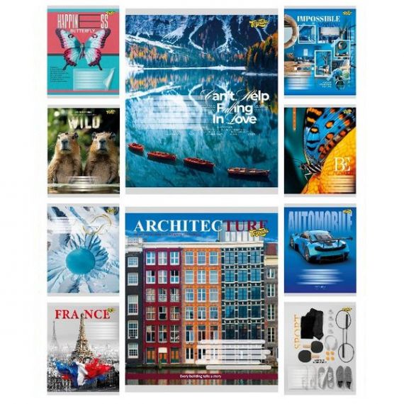 Зошит 48арк. Тетрада WiLL офс/лін. №62500 Мікс 1