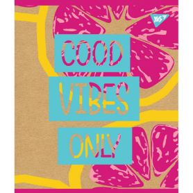 Зошит 12арк. Yes офс/кос крафт+білила Fruits Color