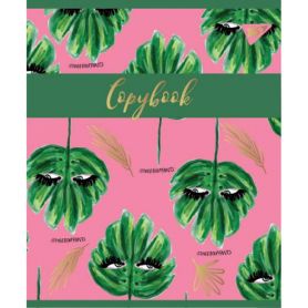 Зошит 96арк. Yes офс/кл матовий ВДЛ+софт-тач+фольга золото Wild cat