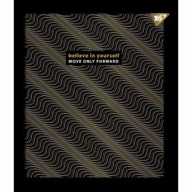 Зошит 96арк. Yes офс/кл матовий ВДЛ+УФспл+Pantone Gold Good vibes