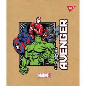 Зошит 18арк. Yes офс/лін крафт білила Avenger