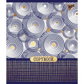 Зошит 24арк. Yes офс/кл софт-тач+фольга золото Indigo