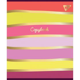 Зошит 24арк. Yes офс/кл софт-тач+фольга золото Be luxurious