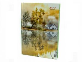 Зошит А-5 96арк офс/кл тверда палітурка ламінована Gold Brisk Зошит А-5 96арк офс/кл тверда палітурка ламінована Gold Brisk