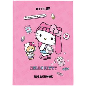 Щоденник шкільний твердий Hello Kitty Kite