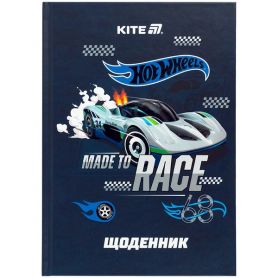 Щоденник шкільний твердий Hot Wheels Kite