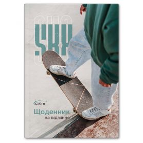 Щоденник шкільний супер твердий + паралон №72181 Вуличний вайб Gold Brisk