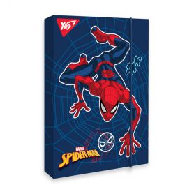 Папка для праці А-4 ламінований картон на гумці для хлопчиків Spiderman Marvel Yes