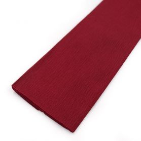 Креп-бумага бордовая 55% 20г/м 50х200см