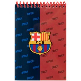 Блокнот А-6 48аркушів чисті блакитні, спіраль верхня, картонна обкл., FC Barcelona Kite Блокнот А-6 48аркушів чисті блакитні, спіраль верхня, картонна обкл., FC Barcelona Kite