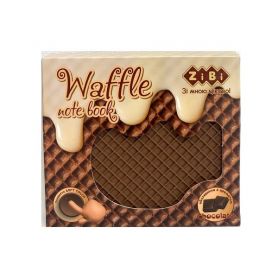 Блокнот ароматизований 100х87мм 80аркушів чисті, WAFFLE Soft touch