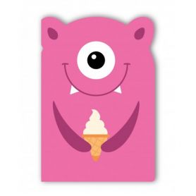 Блокнот А-6 24аркуша клітинка картонна обкладинка ламінація Soft Touch Асорті