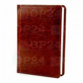 Щоденник А-6- 176аркушів Sarif червоно-коричневий *Brisk Office