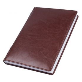 Щоденник А-5 168аркушів Sarif французька палітурка червоно-коричневий *Brisk Office