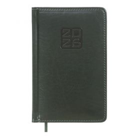 Щоденник датований Buromax 2026 А-6 Bravo, тверда обкладинка, кремовий папір,зелений