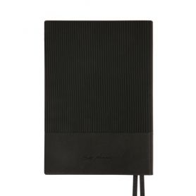 Щоденник датований Leo planner 2026 А-5 Velvet чорний, гнучка обкладинка, кремовий папір