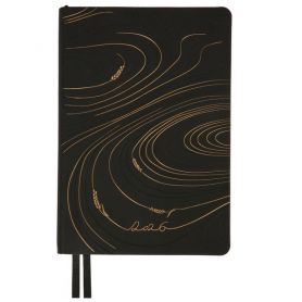 Щоденник датований Leo planner 2026 А-5 Enigma чорний, гнучка обкладинка, кремовий папір