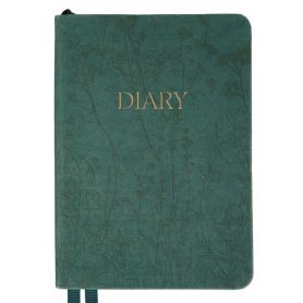 Щоденник датований Leo planner 2026 А-6 Fiorella смарагдовий інтегральна обкладинка, кремовий папір