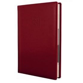 Щоденник датований Optima 2026 Gloss білий блок, червоний Щоденник датований Optima 2026 Gloss білий блок, червоний