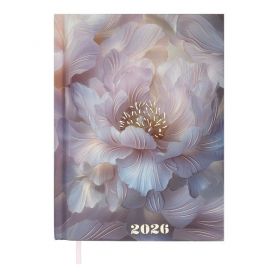 Щоденник датований Buromax 2026 А-5 Novel тверда обкладинка, кремовий папір