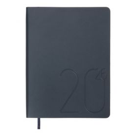 Щоденник датований Buromax 2026 А-5 Dark Morandi гнучка обкладинка, кремовий папір, темно-синій