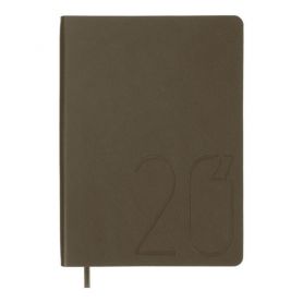 Ежедневник датированный Buromax 2027 А-5 Dark Morandi гибкая обложка, кремовая бумага, зеленый