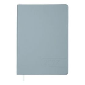 Ежедневник датированный Buromax 2027 А-5 Light Morandi гибкая обложка, кремовая бумага, светло-синий