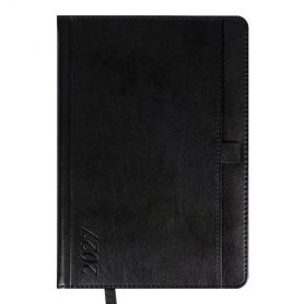 Ежедневник датированный Leo planner 2027 А-5 Legacy черный, твердая обложка, кремовая бумага