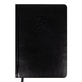 Щоденник датований Leo planner 2027 А-5 Vector чорний, тверда обкладинка, кремовий папір Щоденник датований Leo planner 2027 А-5 Vector чорний, тверда обкладинка, кремовий папір
