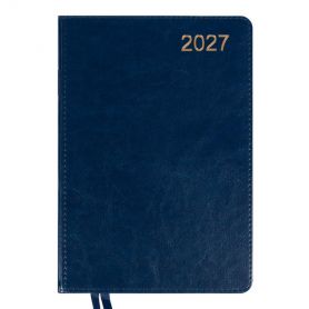 Щоденник датований Leo planner 2027 А-5 City синій, тверда обкладинка, кремовий папір Щоденник датований Leo planner 2027 А-5 City синій, тверда обкладинка, кремовий папір