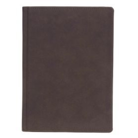 Щоденник А-5 168аркушів Nuba коричневий, кремовий папір *Brisk Office