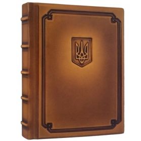 Щоденник Foliant А-5 200аркушів лінія, Класіка, натуральна шкіра, коричневий, кремовий папір