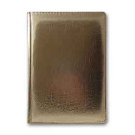 Щоденник А-5 168аркушів Flash золотистий *Brisk Office