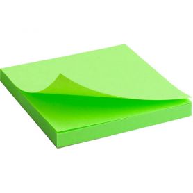 Бумага для заметок кл 75х75/80л ярко-зеленый Axent