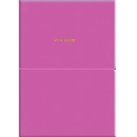 Тижневик на гумці А-5 104арк гнучка обкл. PU, рожева, кремовий блок лінія Тижневик на гумці А-5 104арк гнучка обкл. PU, рожева, кремовий блок лінія