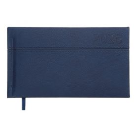 Еженедельник датированный Buromax 2026 А-6 горизонтальный Orion, кремовая бумага. синий